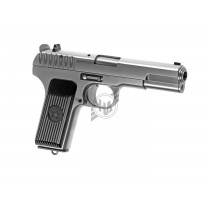 WE TT-33 Tokarev (Silver) GBB, Pistols are generally used as a sidearm, or back up for your primary, however that doesn't mean that's all they can be used for